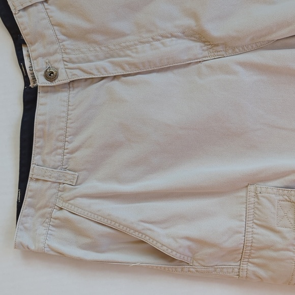 Plugg Co. Cargo Utility Hiking Shorts 33 Cream - Picture 6 of 16